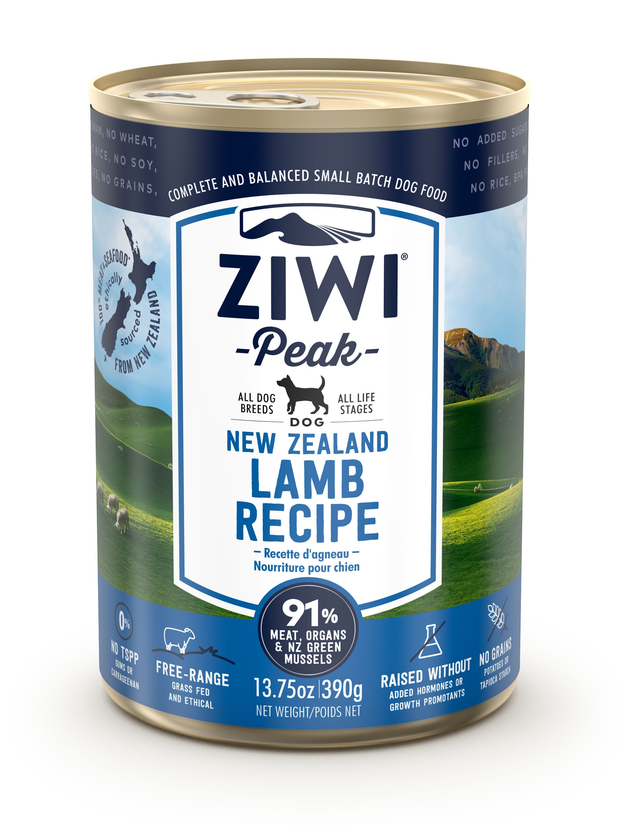 Ziwi Peak Lamb Daily Cuisine Dog Food Cans - 12x390g
